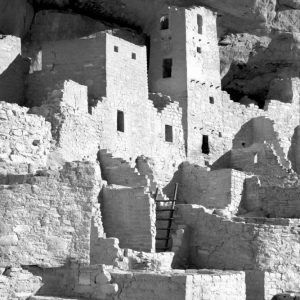 Cliff Palace Detail IV BW