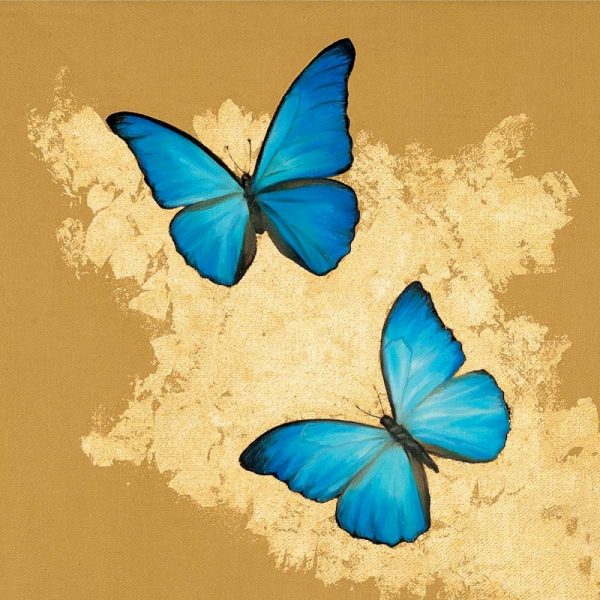 Cerulean Butterfly I