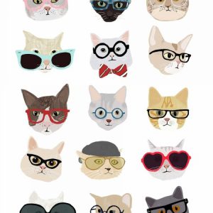 Cats with Glasses