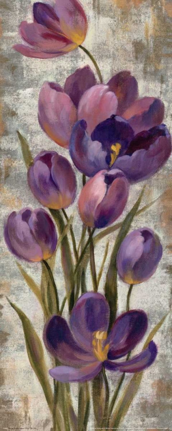 Royal Purple Tulips I