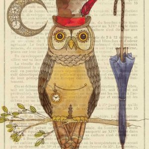 Steampunk Owl I