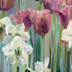 Grape Tulips Panel II