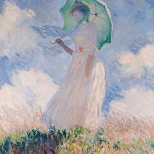 Woman with Parasol-Left