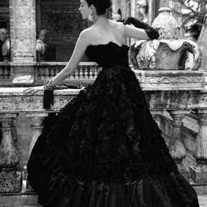 Black Evening Dress Roma 1952