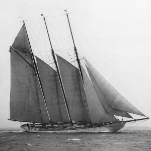 The Schooner Karina at Sail 1919