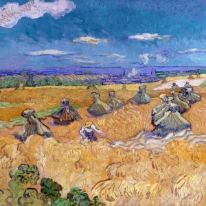 Wheat Fields with Reaper Auvers