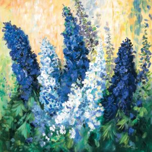 Larkspur in blues