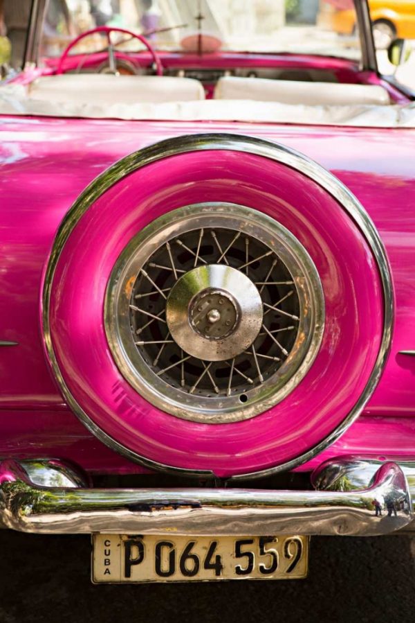 Pink Car in Cuba II