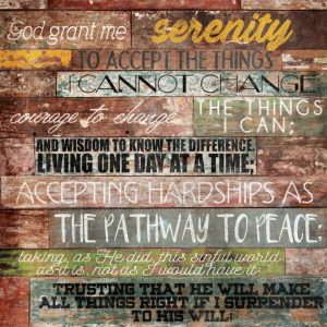 Serenity Prayer