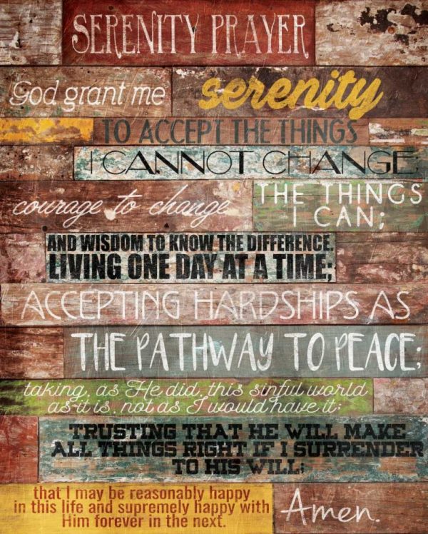 Serenity Prayer