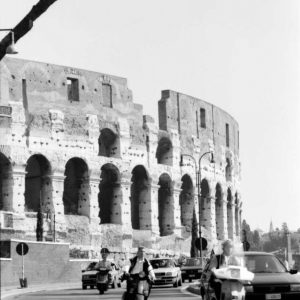 Colessium With Moped Rome