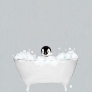 Penguin Blue Bath