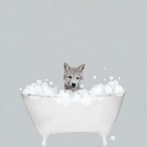 Wolf Blue Bath