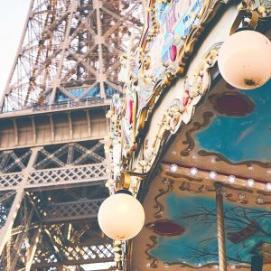 Eiffel Tower and Carousel