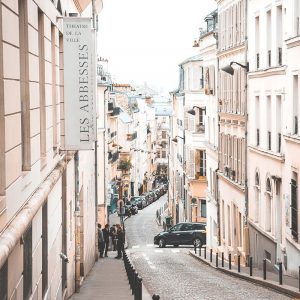 Pretty Street in Paris