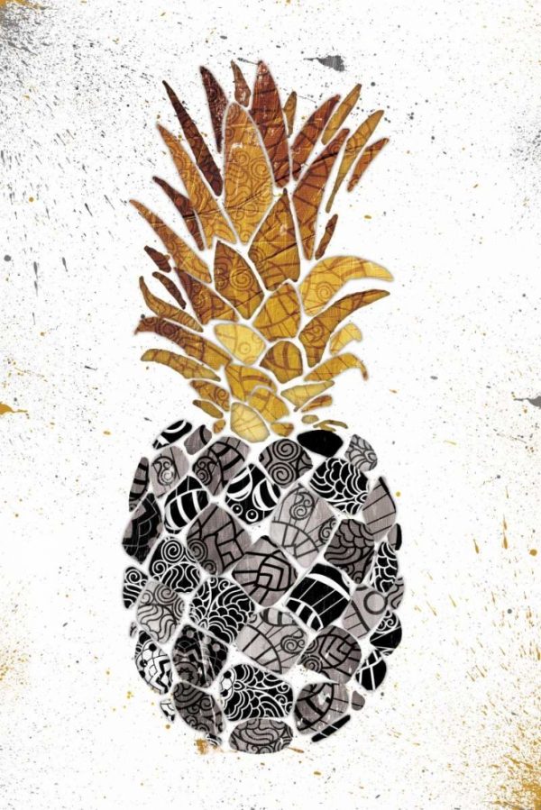 Golden Mandala Pineapple