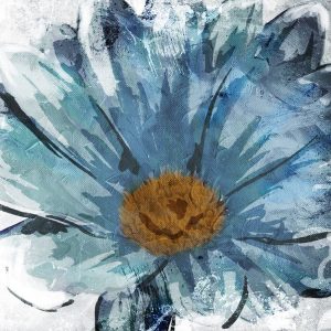 Sketched Blue Flower