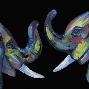 Colorful Elephants 1