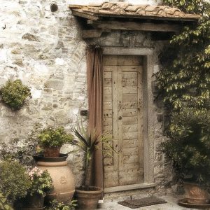 Montefioralle Door