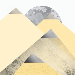 Yellow and Grey Mountains 2