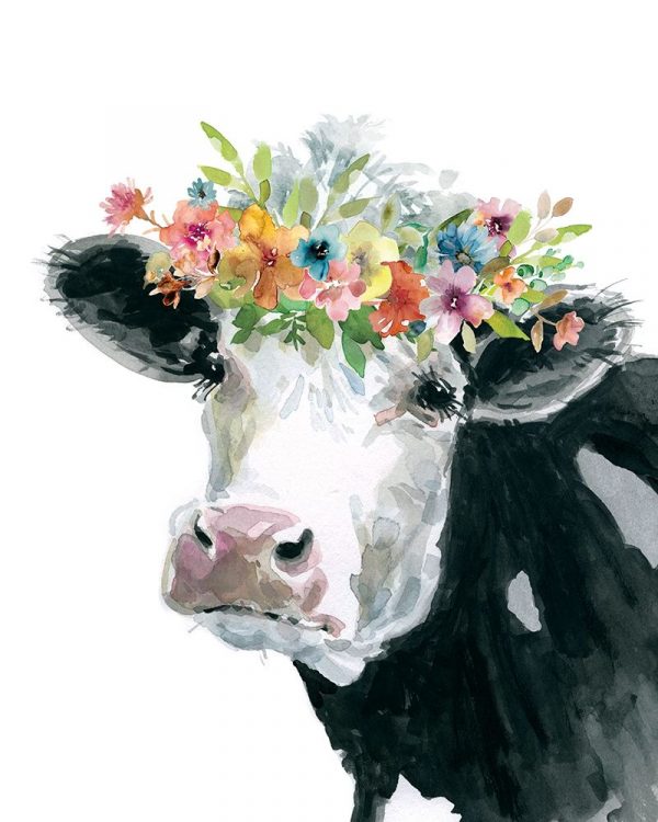 Flower Crown Cow