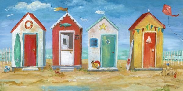 Bright Beach Huts