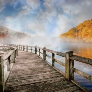 Dancing Fog At The Lake