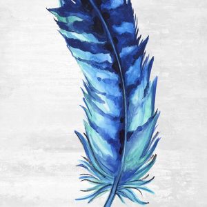 Indigo Feather I