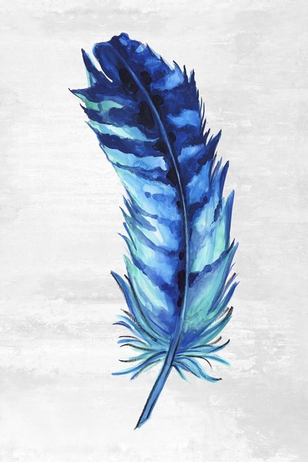 Indigo Feather I