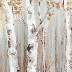 Sunset Birch Forest I