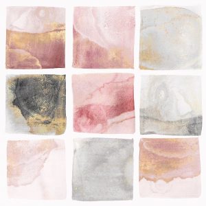 Blush Squares I