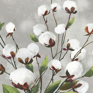 Cotton Ball Flowers I