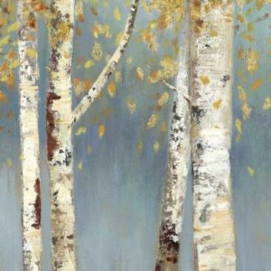 Butterscotch Birch Trees I