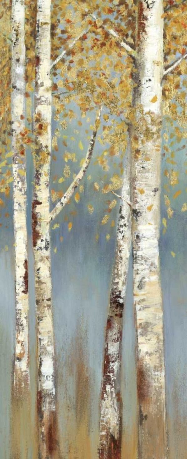 Butterscotch Birch Trees I