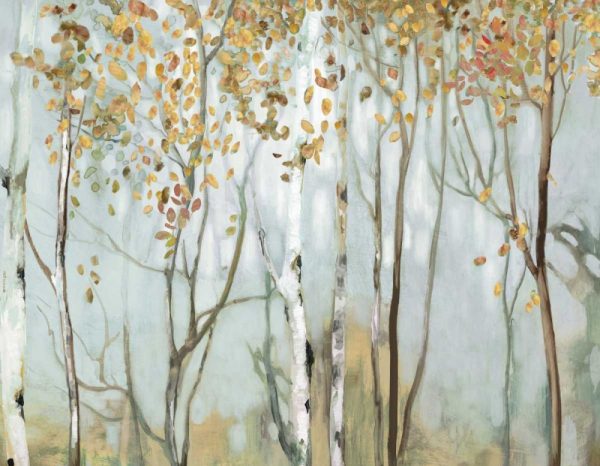 Birch in the fog II