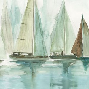 Blue Sailboats II