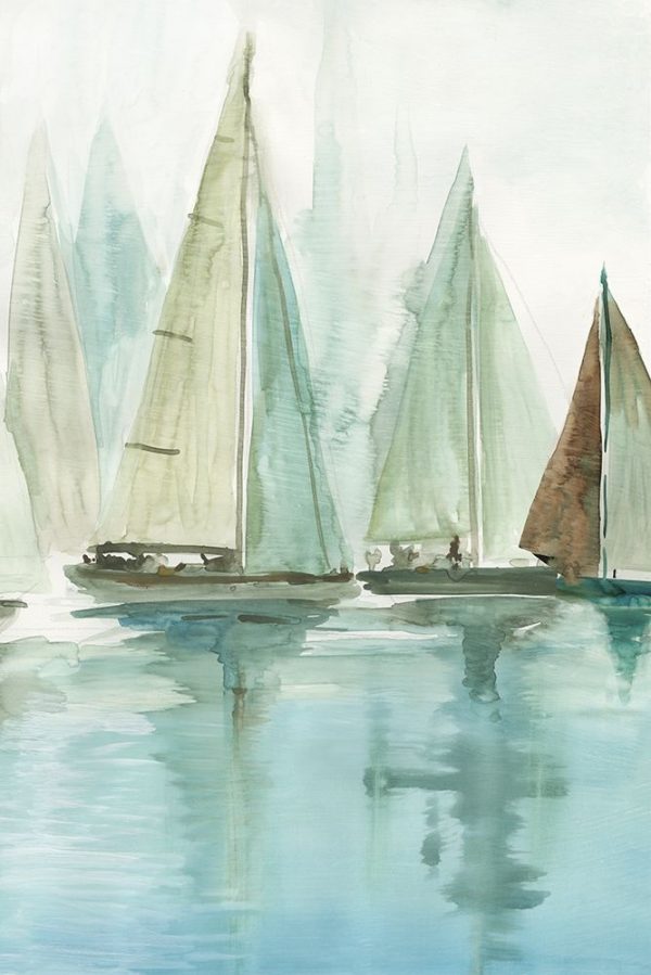 Blue Sailboats II