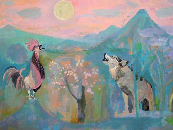 The Wolf and the Rooster Sing by Moonlight