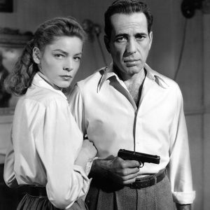 Lauren Bacall and Humphrey Bogart in Key Largo 1948