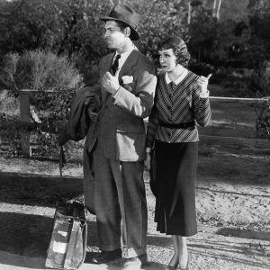 Clark Gable and Claudette Colbert 1934 It Happened One Night