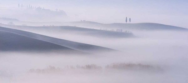 Dawn Mist in Val daâ‚¬â„¢Orcia, Tuscany