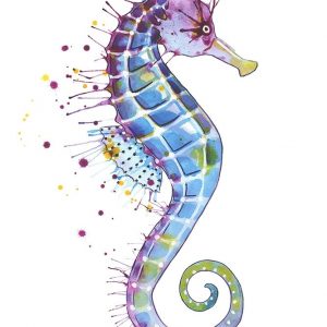 Purple Seahorse