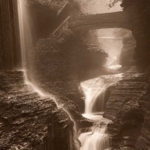 Waterfall on a Rainy Day