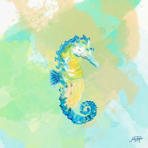 Watercolor Sea Creatures III