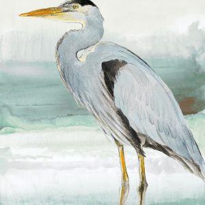 Heron on Seaglass  I