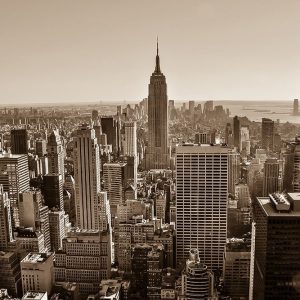 New York Sepia View