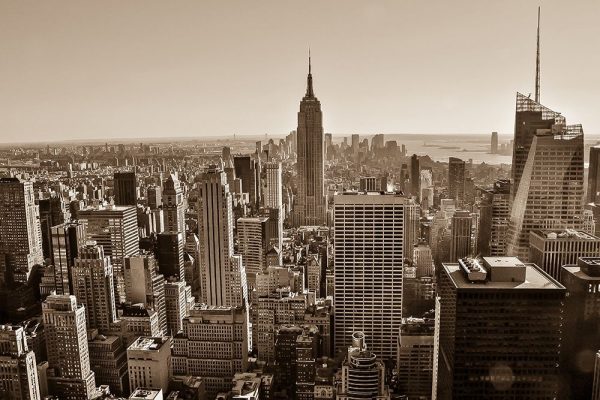 New York Sepia View