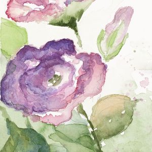 Watercolor Lavender Floral I