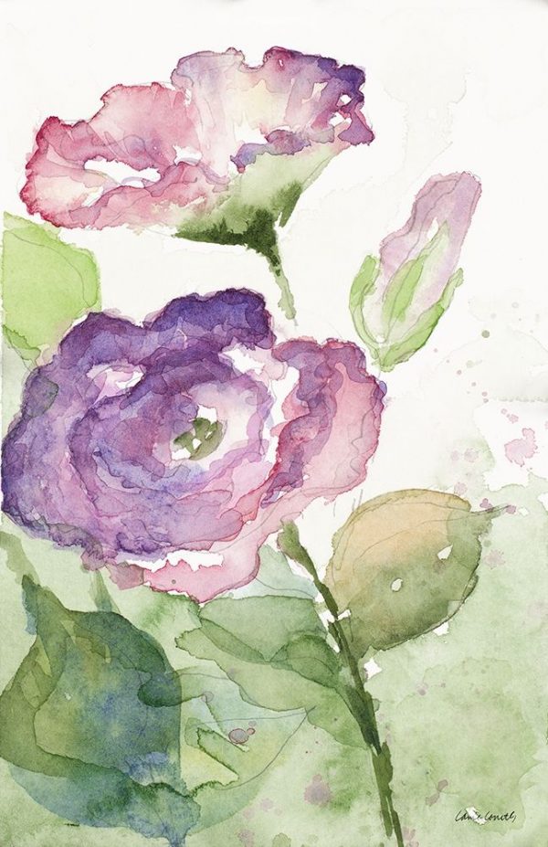 Watercolor Lavender Floral I