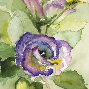 Watercolor Lavender Floral II